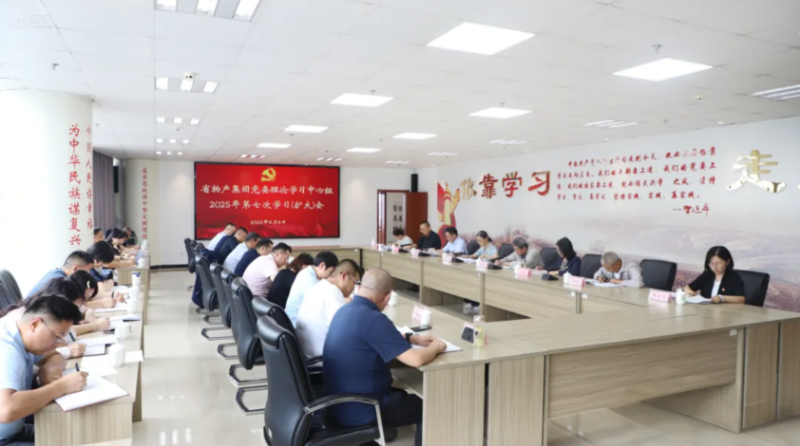 集團黨委召開理論學(xué)習中心組2025年第七次學(xué)習（擴大）會