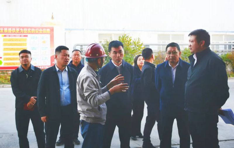 大通縣委副書(shū)記、縣長(zhǎng)馬明旭一行蒞臨工投公司調(diào)研指導(dǎo)
