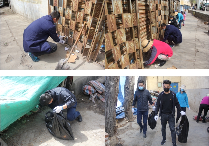 中共青海省第三建筑工程有限公司支部委員會(huì)開展&ldquo;黨旗領(lǐng)航，愛衛(wèi)同行&rdquo;主題黨日活動(dòng)